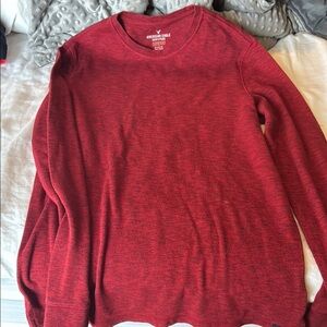 American Eagle Outfitters Red Active Flex Tee
